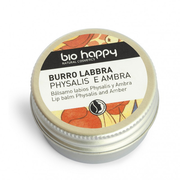 BIO HAPPY Bálsamo labial de Physalis y Ámbar