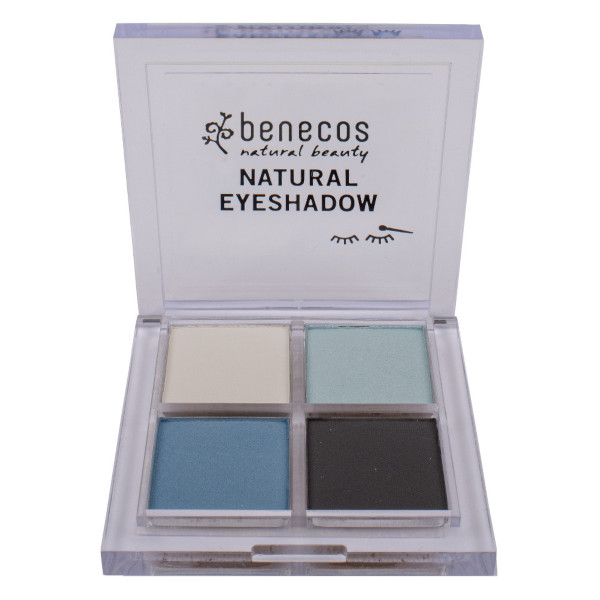 BENECOS Sombra de ojos Quattro TRUE BLUE