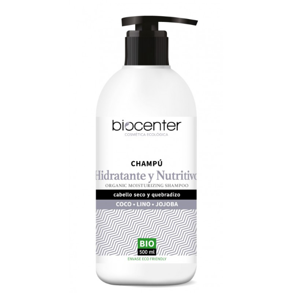 BIOCENTER Champú ecológico HIDRATANTE Y NUTRITIVO (500ml)