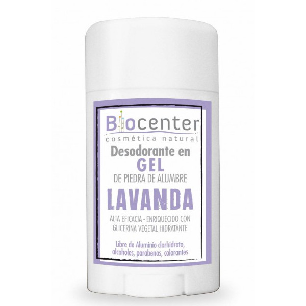 BIOCENTER Desodorante en GEL de piedra de alumbre LAVANDA