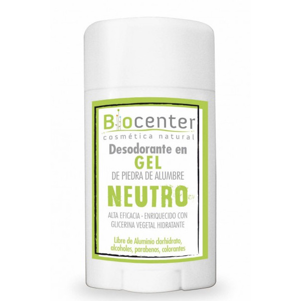 BIOCENTER Desodorante en GEL de piedra de alumbre NEUTRO