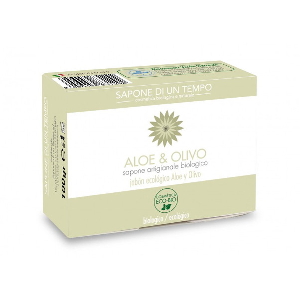 SAPONE DI UN TEMPO Jabón ecológico de Aloe y Olivo