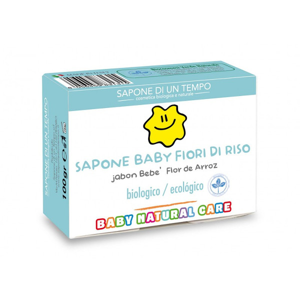 SAPONE DI UN TEMPO Jabón ecológico Baby Flor de Arroz