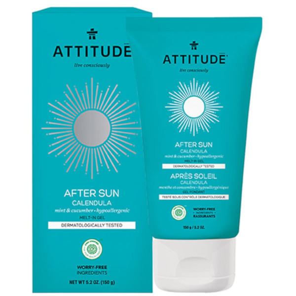 ATTITUDE Gel after sun caléndula mint & cucumber