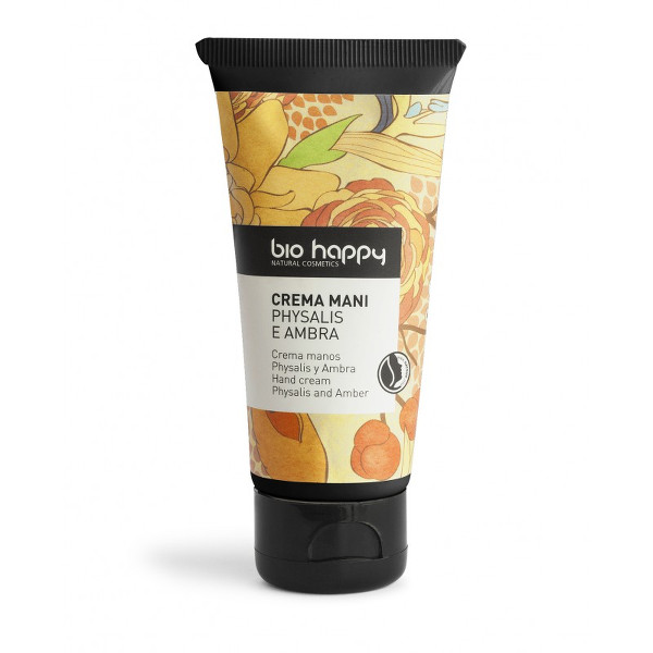 BIO HAPPY Crema de manos de physalis y ámbar