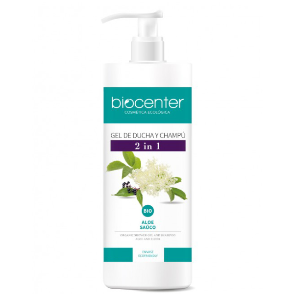 BIOCENTER Gel de ducha y champú 2 en 1 Bio (500ml.)