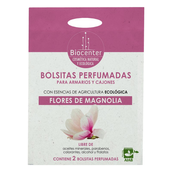 BIOCENTER Bolsitas perfumadas para armarios y cajones - Flores de Magnolia