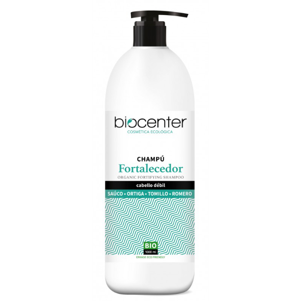 BIOCENTER Champú ecológico FORTALECEDOR (1 litro)