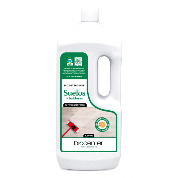 BIOCENTER Eco Detergente para suelo y baldosas (1 litro)